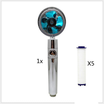 High Pressure Handheld Shower Head with Stop Button
