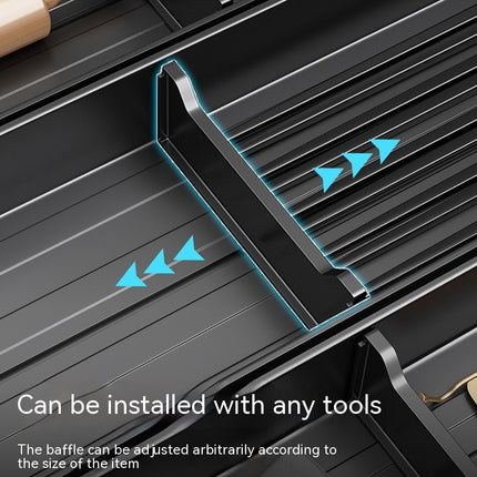 Adjustable Kitchen Drawer Organizer Storage Divider Tray