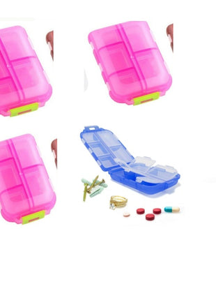 Travel Pill Case – 10-Compartment Vitamin & Medicine Storage Box