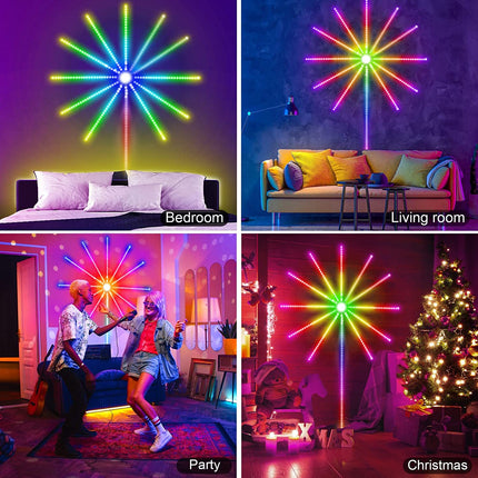 LumaBurst™ Firework LED Light Strip | Music Sync Color