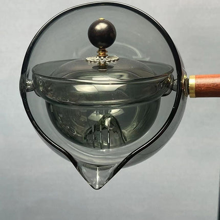 Heat-Resistant Glass Teapot with Infuser and Handle