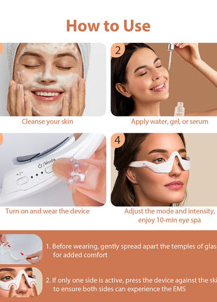 Microcurrent EMS Eye Beauty Massager