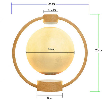 Maglev Floating Moon Light Bluetooth 3D Stereo Speaker