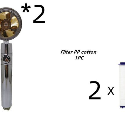 High Pressure Handheld Shower Head with Stop Button