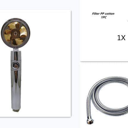 High Pressure Handheld Shower Head with Stop Button