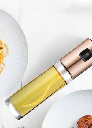 BBQ Healthy Kitchen Cooking Oil Vinegar Spray Bottle Push Type Oil Spray BottlePump Oil Tank Leakproof BBQ Sprayer BBQ Tools Kitchen Gadgets