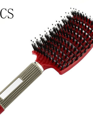 Hairbrush Anti Klit Brushy Haarborstel Women Detangler Hair Brush Bristle Nylon Scalp Massage  Teaser Hair Brush Comb