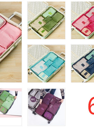 Durable Waterproof Nylon Packing Cube Travel Organizer Bag