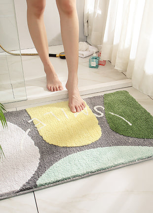 Bathroom Absorbent Floor Mats For Bathroom Non Slip Mats
