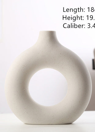 New Style Biscuit Vase Frosted Particle Flower Arranging Device