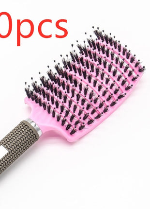 Hairbrush Anti Klit Brushy Haarborstel Women Detangler Hair Brush Bristle Nylon Scalp Massage  Teaser Hair Brush Comb