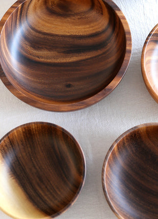 Kitchen Natural Wooden Bowl Household Fruit Bowl Salad Bowl For Home Restaurant Food Container Wooden Utensils Note The Size Hot