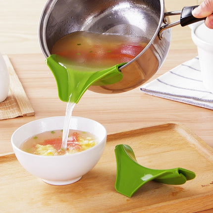 Silicone Soup Funnel for Easy Kitchen Pouring