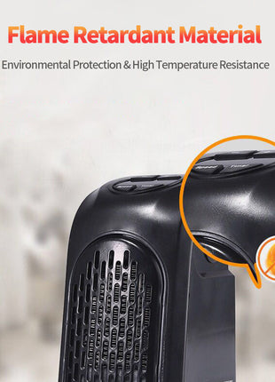 Winter Air Heater Fan Heater Electric Home Heaters Mini Room Air Wall Heater Ceramic Heating Warmer Fan For Home Office Camping