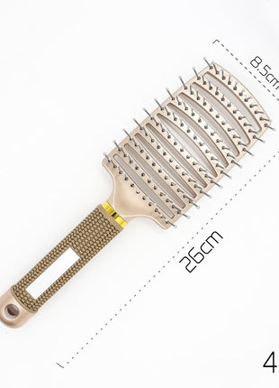 Hairbrush Anti Klit Brushy Haarborstel Women Detangler Hair Brush Bristle Nylon Scalp Massage  Teaser Hair Brush Comb