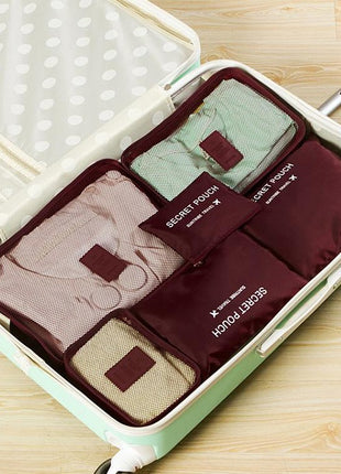 Durable Waterproof Nylon Packing Cube Travel Organizer Bag