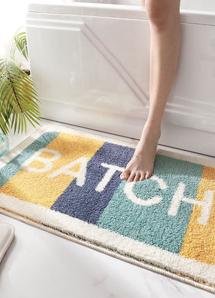 Bathroom Absorbent Floor Mats For Bathroom Non Slip Mats