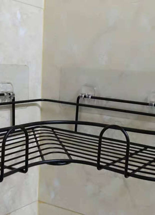 Punch-Free Wall Mount Tripod Shelf for Bathroom & Kitchen