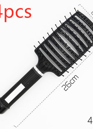 Hairbrush Anti Klit Brushy Haarborstel Women Detangler Hair Brush Bristle Nylon Scalp Massage  Teaser Hair Brush Comb