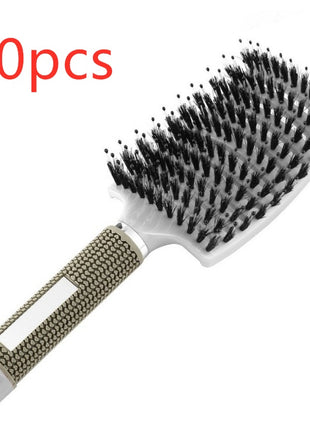 Hairbrush Anti Klit Brushy Haarborstel Women Detangler Hair Brush Bristle Nylon Scalp Massage  Teaser Hair Brush Comb