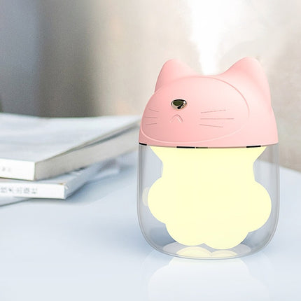 PurrBreeze™ Cute Cat USB Mini Humidifier & Night Light