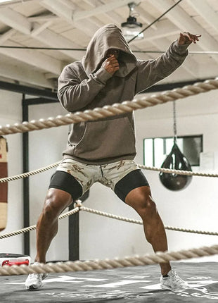 Men Workout Training Gym Fitness Shorts