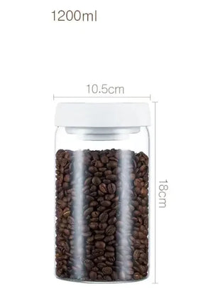 Vacuum Sealed Glass Storage Jar Set