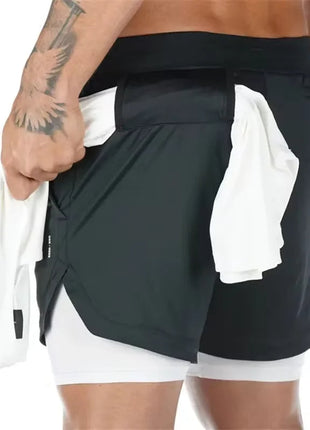 Men Workout Training Gym Fitness Shorts