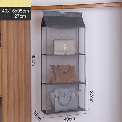 Hanging Handbag Organizer – Dustproof Closet Storage Rack