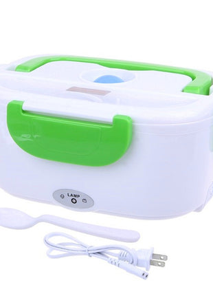 Kitchen Electric Heated Lunch Box Stainless Steel School Car Picnic Food Heating Heater Food Warmer Container