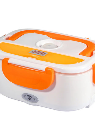 Kitchen Electric Heated Lunch Box Stainless Steel School Car Picnic Food Heating Heater Food Warmer Container