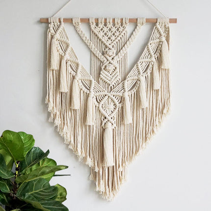 Hand-woven Pendant Macrame Wall Hanging Boho Woven