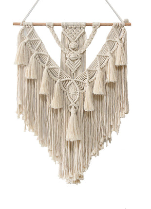 Bohemian Woven Wall Hanging – Handcrafted Macrame Tapestry