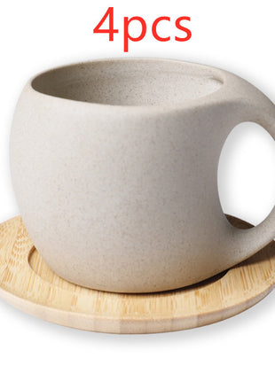 Modern Pottery Cold Kettle & Cup Set – Ceramic Water Pitcher Gift