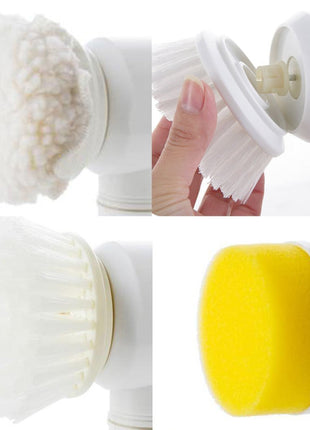 Electric Cleaning Brush Magic Brush Electric Bathtub Brush Housework 5 In 1 Cleaning Brush Electric Bathtub Brush Cleaning Brushes