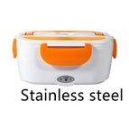 Orange Stainless steel / 12V car