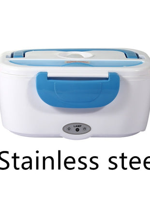 Kitchen Electric Heated Lunch Box Stainless Steel School Car Picnic Food Heating Heater Food Warmer Container