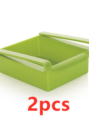 Refrigerator Storage Basket Stretchable Multifunction Kitchen Refrigerator Storage Box
