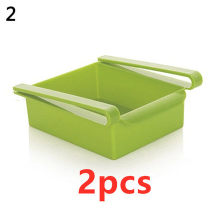 Refrigerator Storage Basket Stretchable Multifunction Kitchen Refrigerat