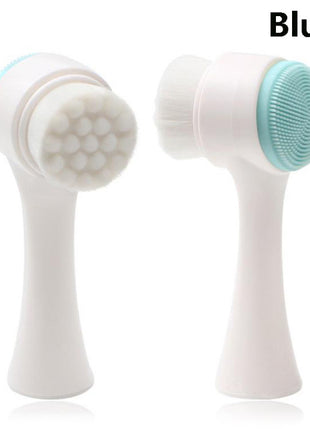 Rechargeable Silicone Facial Cleansing Brush – Double-Sided Skin Care Tool
