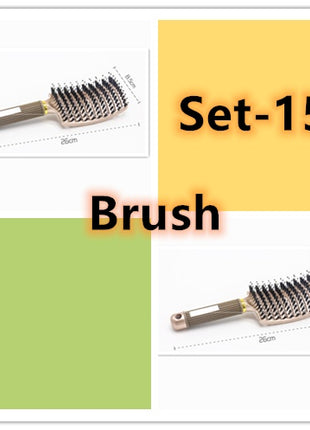 Hairbrush Anti Klit Brushy Haarborstel Women Detangler Hair Brush Bristle Nylon Scalp Massage  Teaser Hair Brush Comb