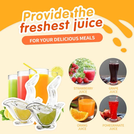 Transparent Acrylic Bird-Shaped Manual Lemon Juicer Squeezer