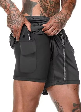 Men Workout Training Gym Fitness Shorts