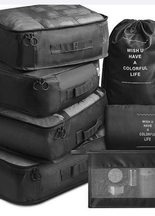 8-piece Set Luggage Divider Bag Travel Storage Clothes Underwear Shoes Organizer Packing Cube Bag