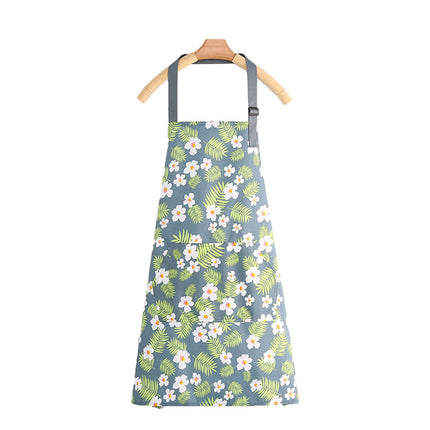 Printed Halter Neck Kitchen Apron with Stain Protection