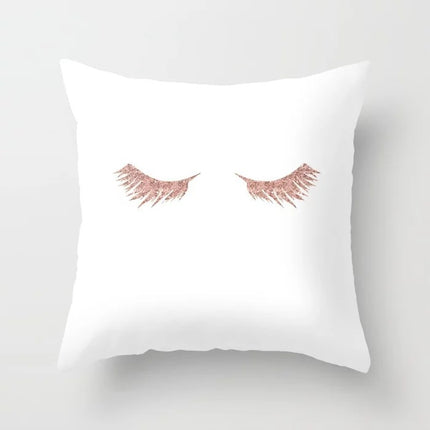 Pink sofa cushion cushion pillowcase — Organized Living