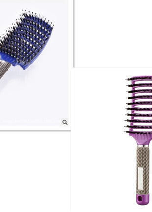 Hairbrush Anti Klit Brushy Haarborstel Women Detangler Hair Brush Bristle Nylon Scalp Massage  Teaser Hair Brush Comb