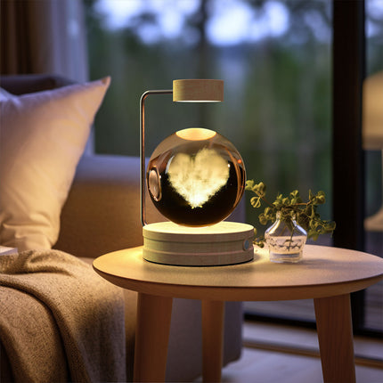 Cosmic Dinosaur Crystal Ball USB Night Light Lamp