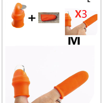 Silicone Thumb Knife Finger Protector for Garden Cutting