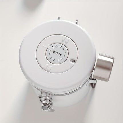 Large Capacity Stainless Steel Vacuum Seal Coffee Jar